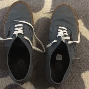 Blue-grey Vans